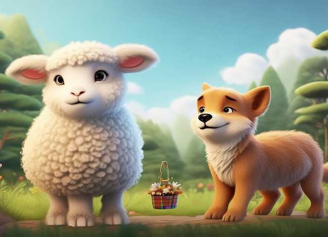 儿童故事小羊和小狼（幼儿故事小羊和狼的故事）