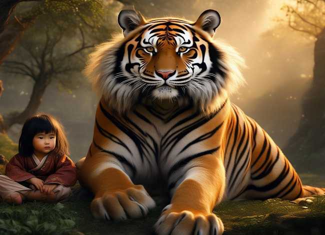 老虎外婆民间故事;中华民间小故事-老虎外婆 老虎外婆民间故事;中华民间小故事-老虎外婆