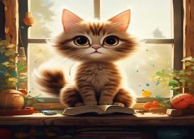 一只猫的儿童故事 - 一只猫的故事读后感