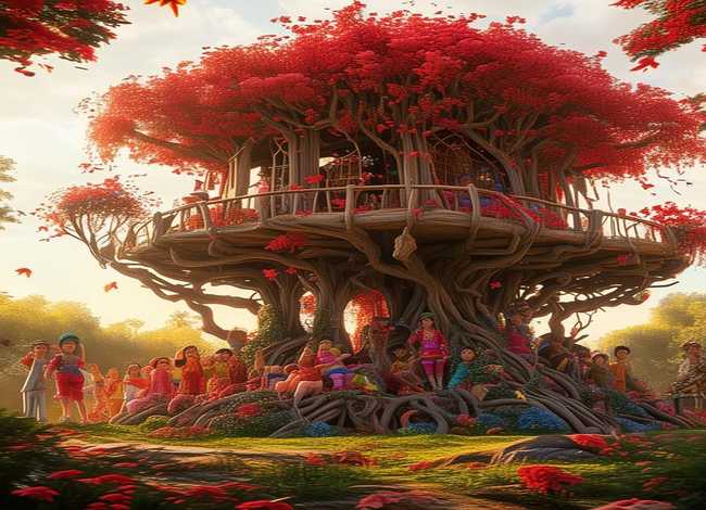 树房子故事表演,树房子故事表演红樱 树房子故事表演,树房子故事表演红樱