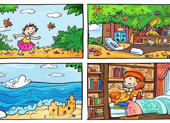 幼儿四格连环画 - 幼儿四格连环画怎么画