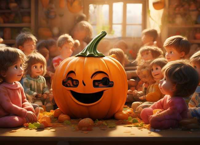 关于南瓜的儿童简短故事（关于南瓜的故事幼儿园）