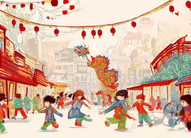 春节故事简单 - 春节故事简单画法