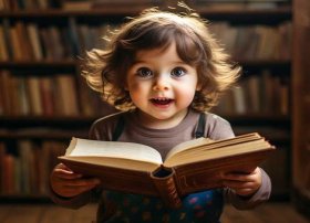 儿童朗读古诗照片 儿童朗诵照片