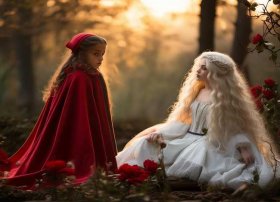 儿童睡前小故事小红帽和白雪公主，小红帽的故事和白雪公主的故事