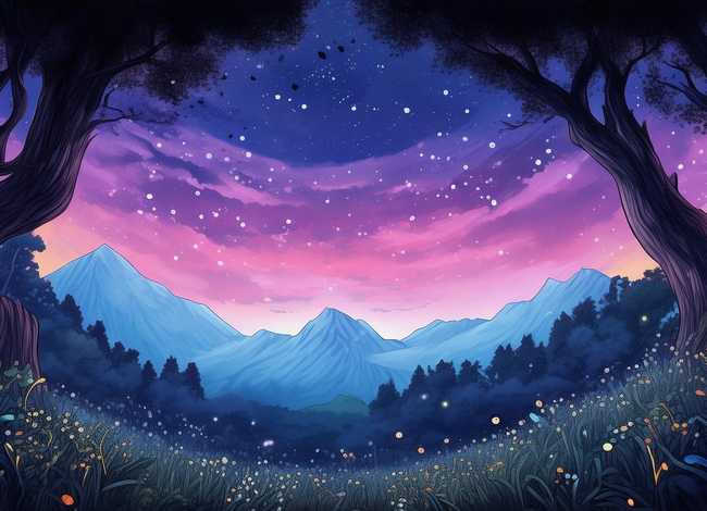 儿童故事夜晚的颜色、夜晚的颜色是什么颜色