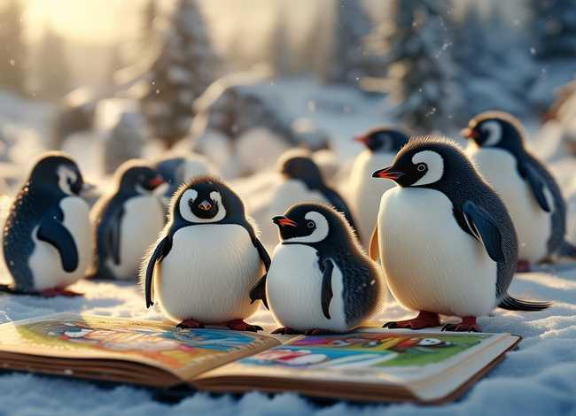 企鹅小故事 绘本、企鹅小故事 绘本图片