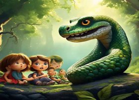 关于蛇的小故事，关于蛇的小故事绘本