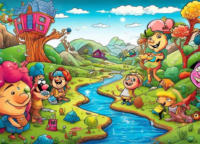 儿童卡通故事绘本，儿童绘本卡通插画图片大全