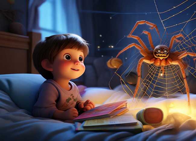 儿童睡前经典故事蜘蛛；大蜘蛛的睡前故事