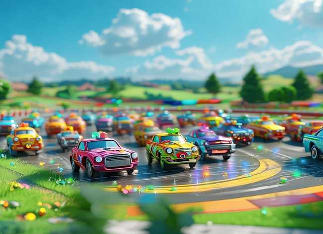 儿童故事汽车比赛，故事《汽车比赛》