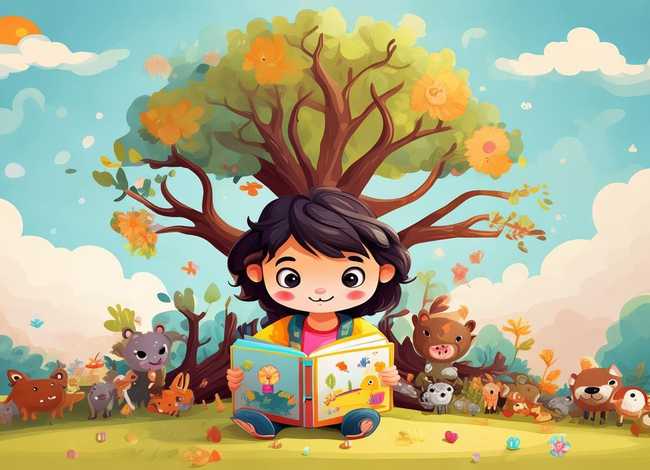 儿童画故事图片，儿童故事画图片6幅简单