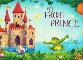 儿童睡前故事青蛙王子手抄报；《青蛙王子》童话故事手抄报