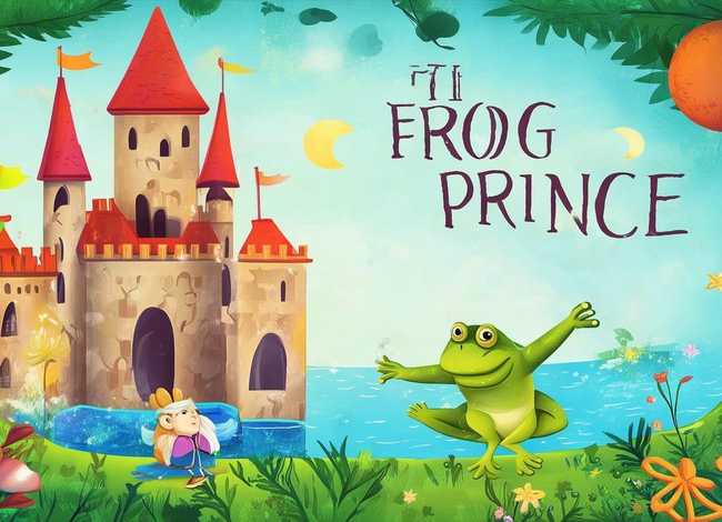 儿童睡前故事青蛙王子手抄报；《青蛙王子》童话故事手抄报