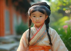 唐代儿童服饰图片，儿童唐朝古装衣服图片大全