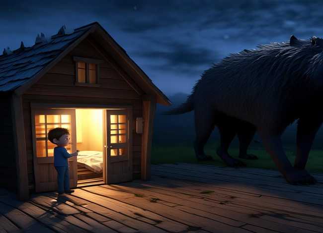 儿童睡前故事大灰狼敲门，儿童睡前故事大灰狼敲门视频