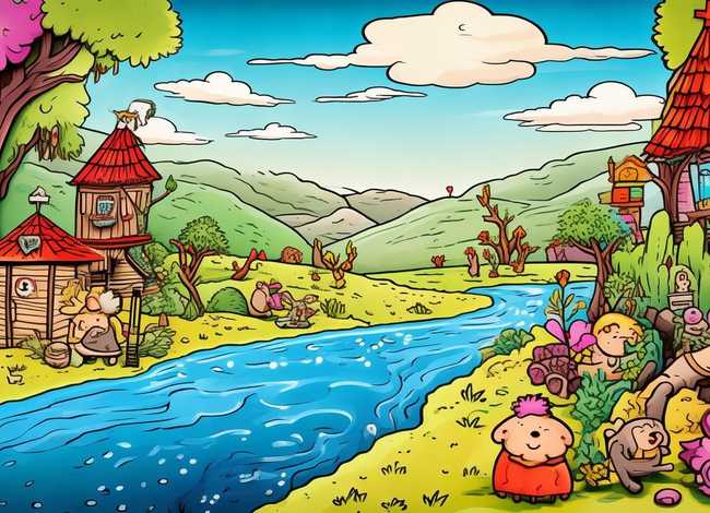儿童故事手绘图、儿童故事手绘画图片大全