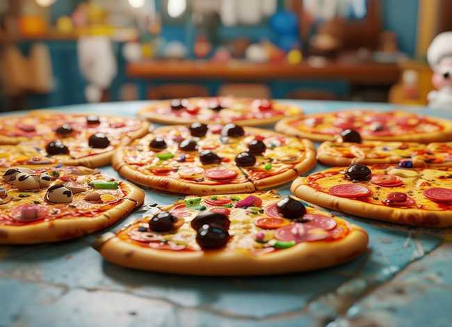 儿童动画披萨故事 - 披萨儿童画作品 儿童动画披萨故事 - 披萨儿童画作品