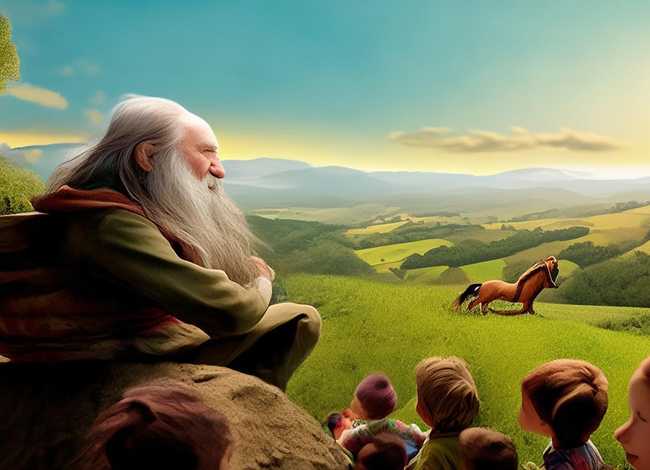 儿童故事演讲ppt课件塞翁失马，讲塞翁失马的故事