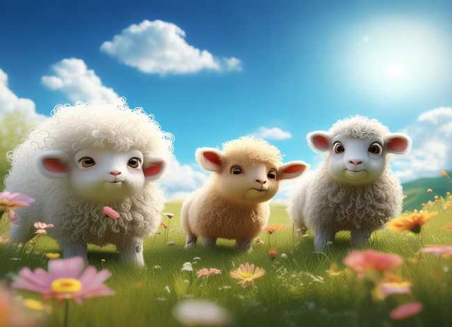 儿童故事三只羊图片(幼儿故事三只小羊) 儿童故事三只羊图片(幼儿故事三只小羊)