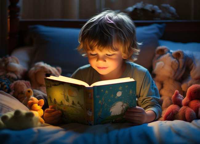 7岁儿童睡前故事文字100字，7岁小孩故事睡前故事文字