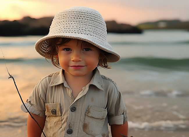 儿童渔夫、儿童渔夫帽裁剪图