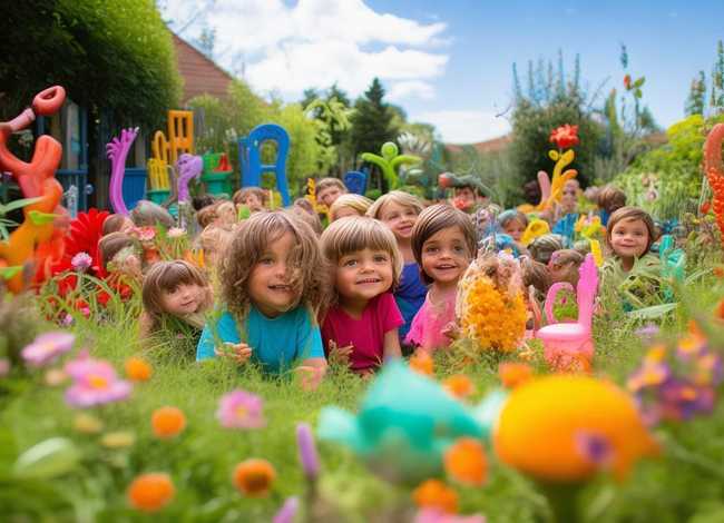 捉迷藏儿童画；捉迷藏儿童画简单又漂亮