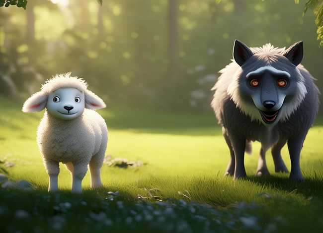 少儿故事狼和小羊；少儿故事狼和小羊视频