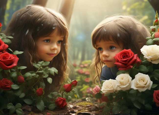 红玫瑰与白玫瑰儿童故事（红玫瑰与白玫瑰故事线）