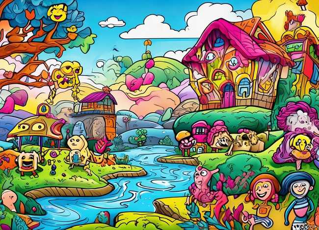 儿童卡通故事绘本，儿童绘本卡通插画图片大全