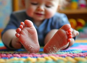 幼儿脚痒、幼儿脚痒之后里面有红血丝怎么回事