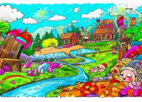 儿童连环画图片4张可打印 - 儿童连环画图片10张