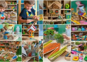 儿童环保手工制作大全；儿童环保手工制作大全男童