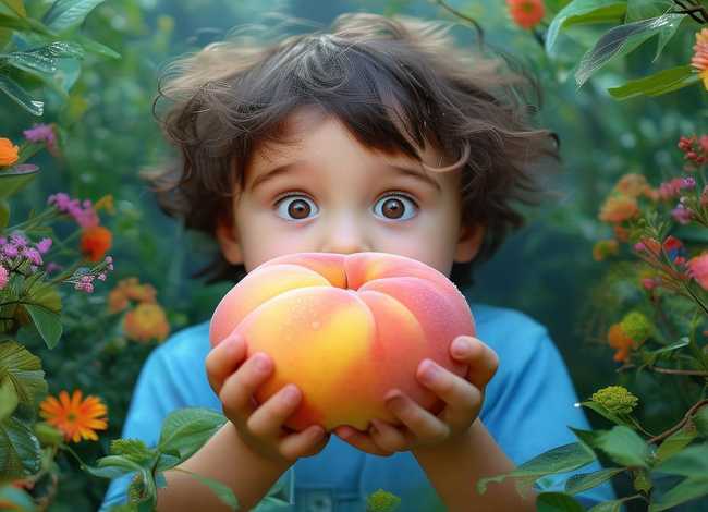 儿童故事甜甜的桃子 甜甜的桃子绘本故事