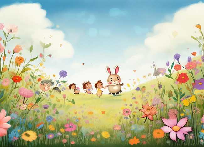 儿童画故事既简单又好看（春天的故事儿童画简单又漂亮）