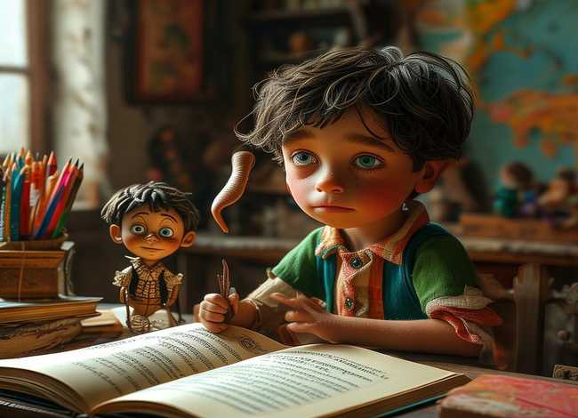 儿童英文绘本故事匹诺曹（匹诺曹的故事中英文版）