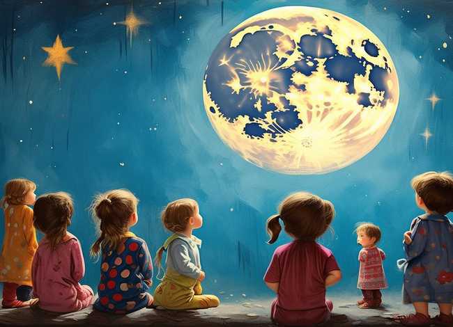 儿童关于月亮的古老故事 关于月亮的故事幼儿园 儿童关于月亮的古老故事 关于月亮的故事幼儿园