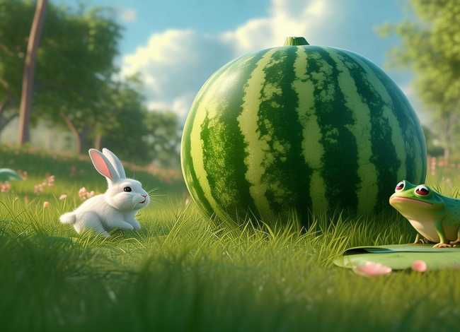 青蛙的故事 - 小白兔偷西瓜的故事 青蛙的故事 - 小白兔偷西瓜的故事