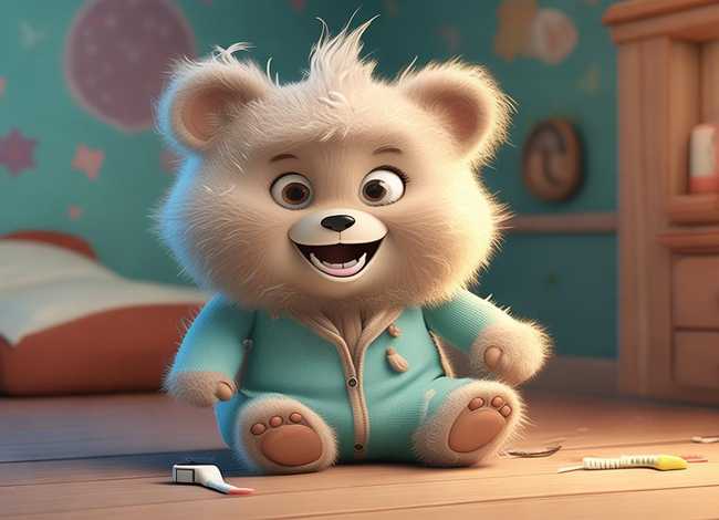 儿童故事绘本小熊不刷牙、幼儿绘本故事小熊不刷牙