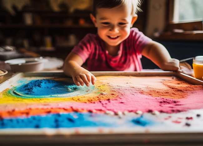 儿童沙画图、儿童沙画怎么画的步骤图解