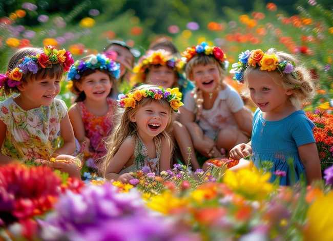 美丽的花儿童故事;幼儿故事美丽的花环教案 美丽的花儿童故事;幼儿故事美丽的花环教案