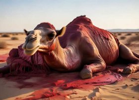 骆驼流血而死的故事，骆驼流血而死的故事是什么