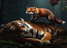 讲故事《狐假虎威》、讲故事《狐假虎威》视频播放