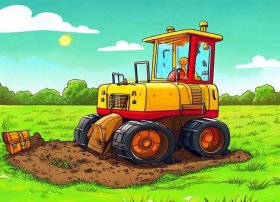 挖土机的小故事；挖土机的小故事简短