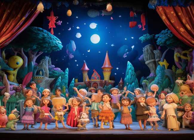 儿童故事话剧表演（儿童表演童话剧）