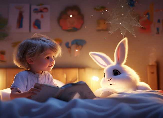 2岁睡前故事儿童小白兔；婴儿睡前故事2-3岁小兔子白又白