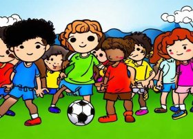 足球儿童画作品 足球儿童画作品图片