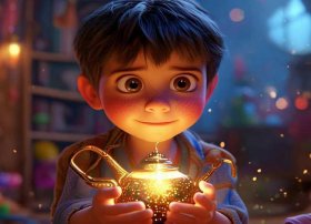 阿拉丁神灯故事儿童；少儿故事阿拉丁神灯