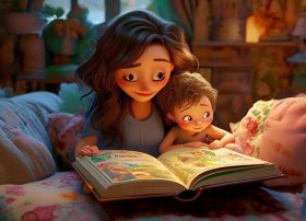 妈妈讲故事绘本图片 - 妈妈讲故事绘本图片大全