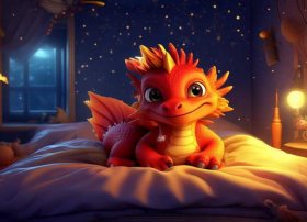 火龙睡前儿童故事（小火龙的睡前故事）